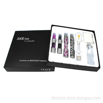 Electronic cigarette starter kit tank, with a fashionable gift box